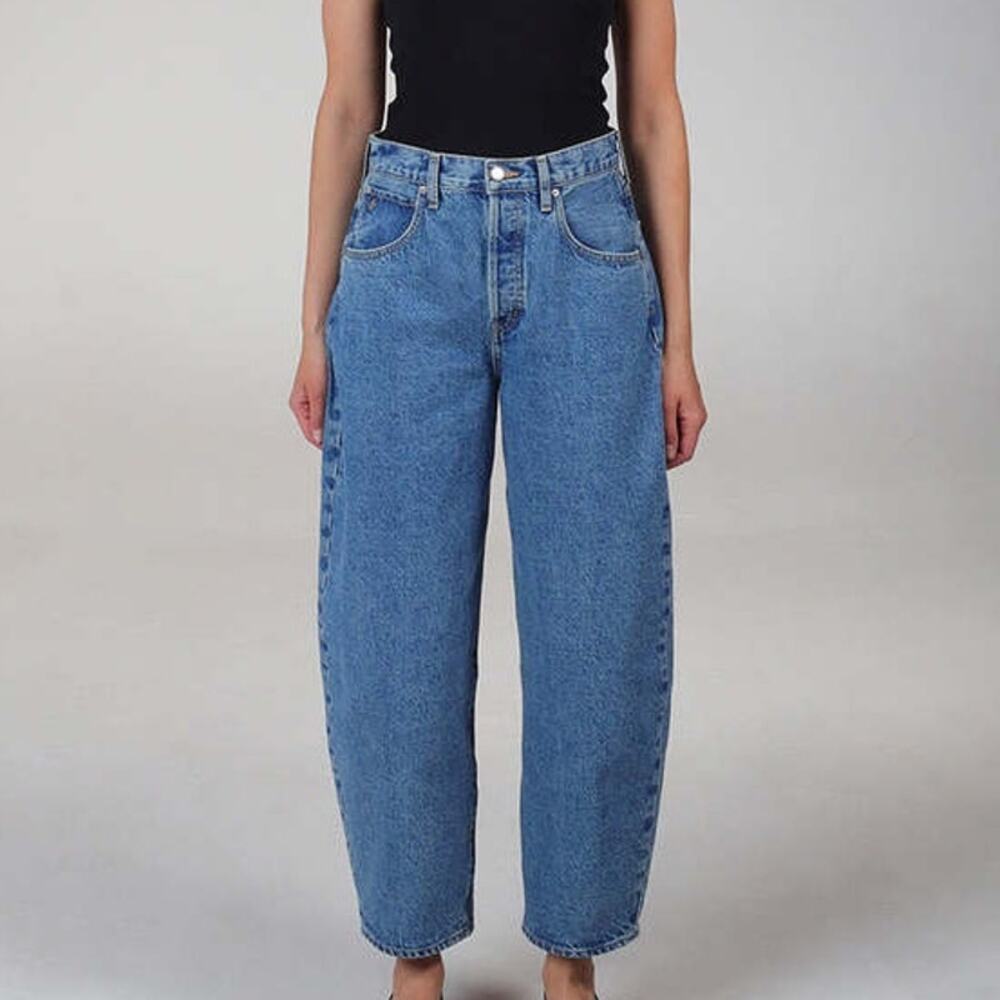 Etica IRIS Relaxed Barrel Jeans Fistral Blue Denim Pants